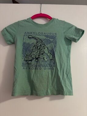 OshKosh B'gosh Light Green Ankylosaurus Graphic Tee